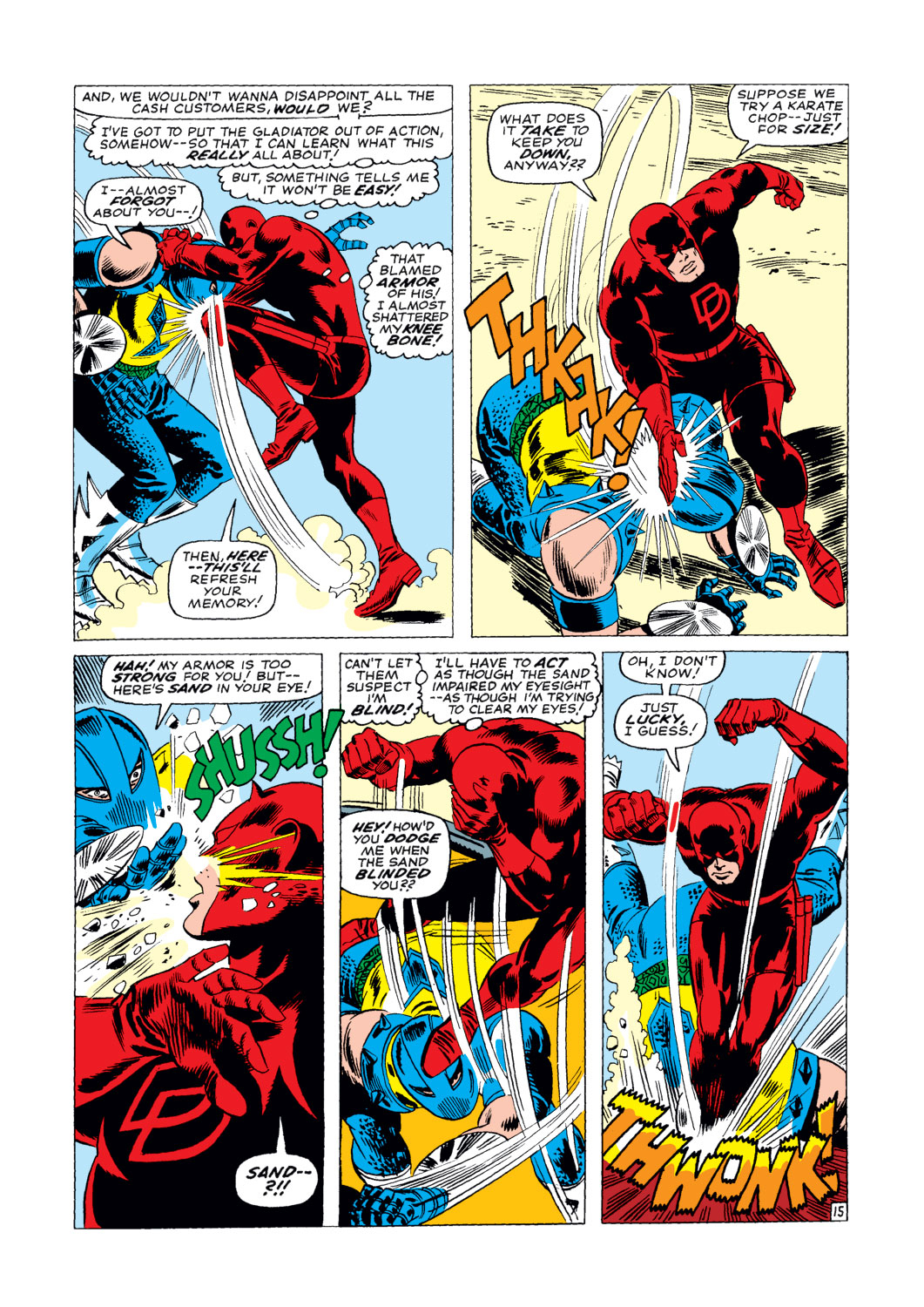 Read online Daredevil (1964) comic -  Issue #23 - 16