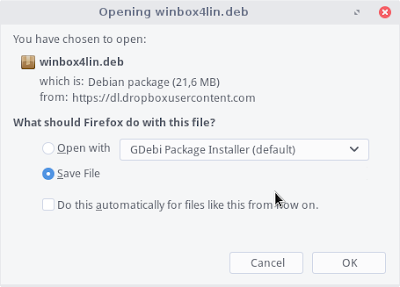 Install Winbox for LinuxLiteOS (Ubuntu Based)