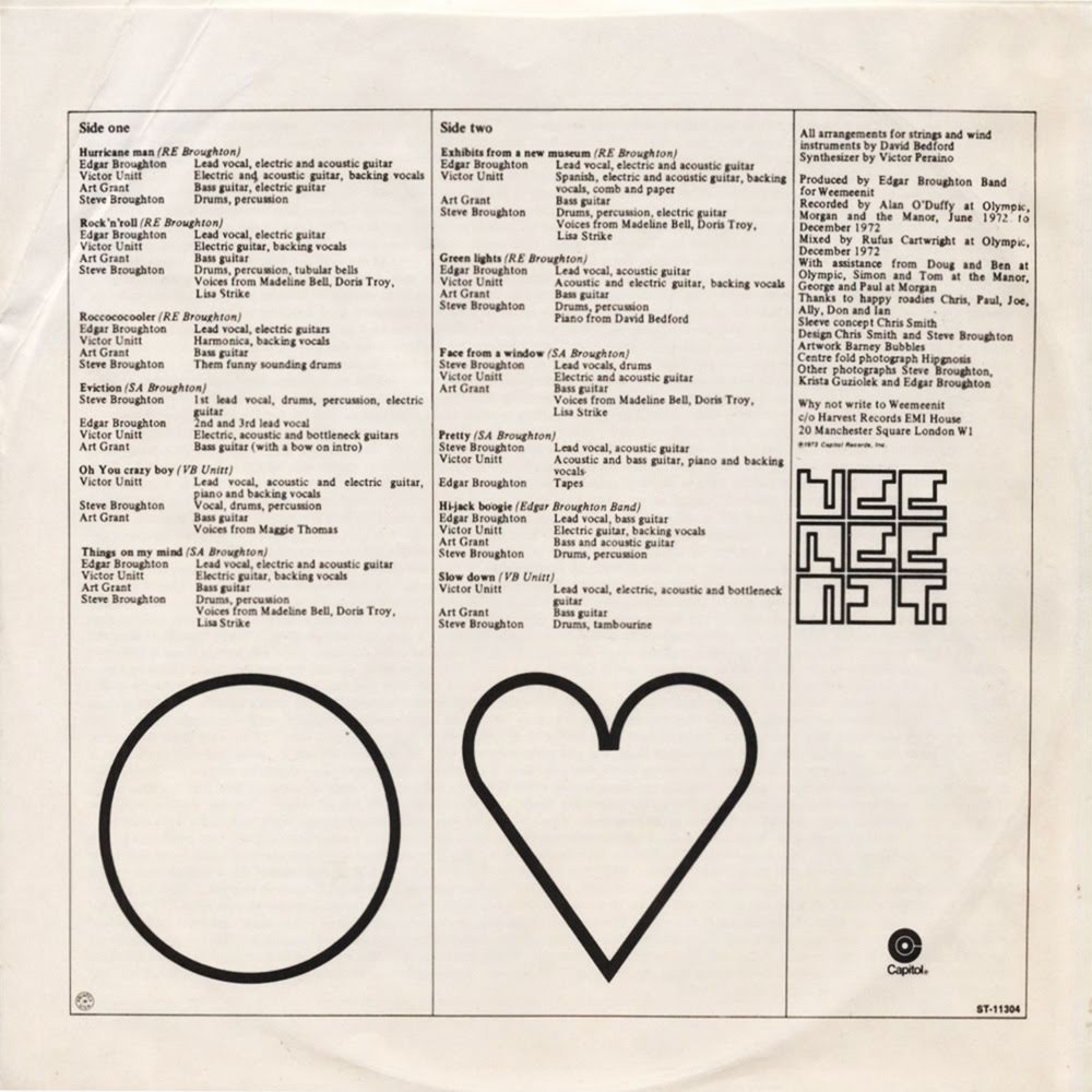 Pink Floyd Ilustrado 1973 Oora The Edgar Broughton Band