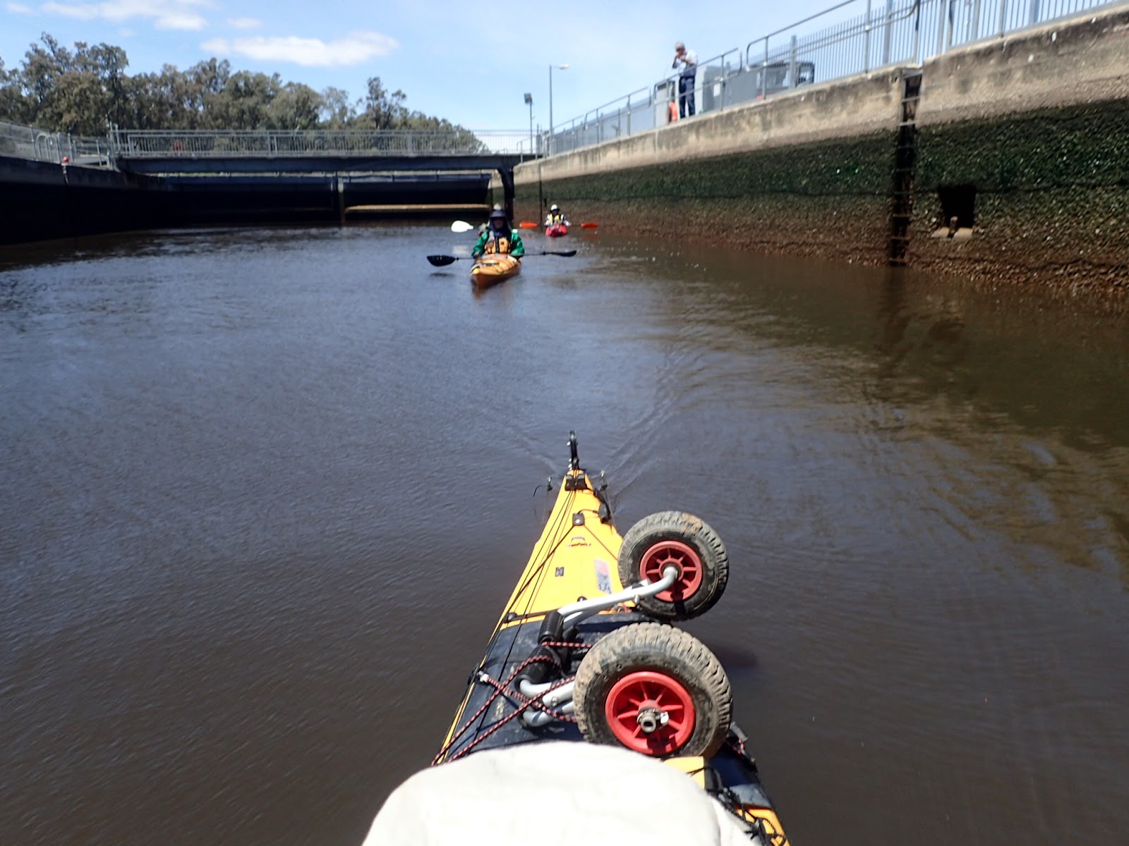 Simon Joe and Tony Big Kayak Paddle Day 3 Turner Bend to Halfway