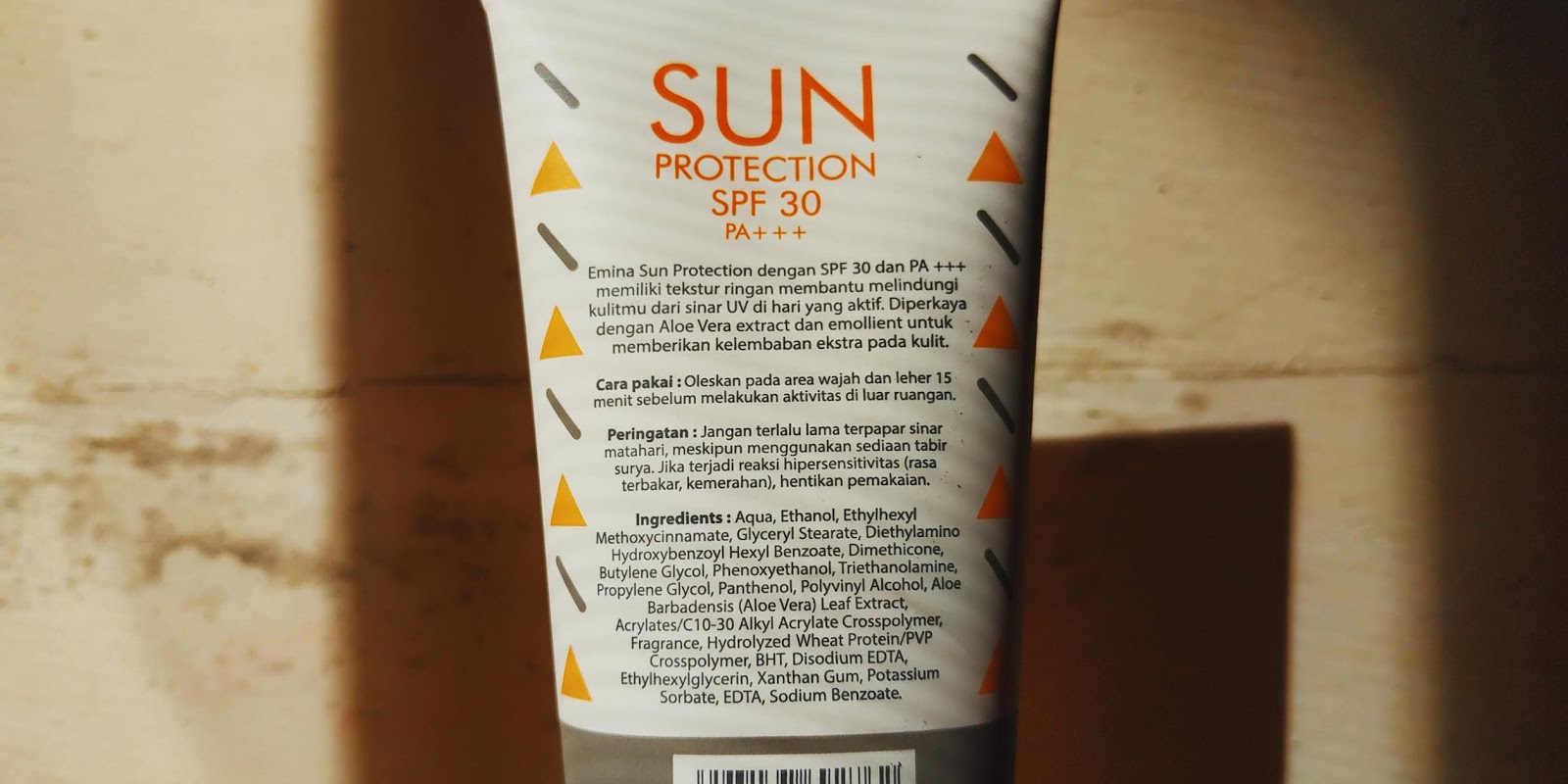 Review Emina Sunscreen SPF 30 PA+++