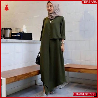 UTM004T47 Baju Ter Muslim Izah Dewasa Dress UTM004T47 004 | Terbaru BMGShop