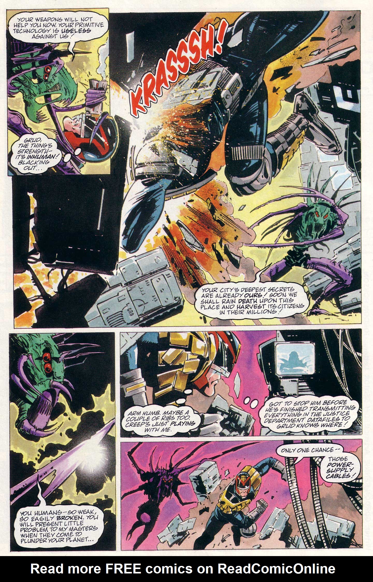 Read online Judge Dredd Lawman of the Future comic -  Issue #20 - 19