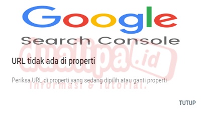 Cara Mengatasi Masalah URL Tidak Ada di Properti Google Search Console