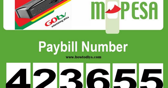 GOTV Payment How To Pay GOTV Through Mpesa With GOTV Paybill Number 
