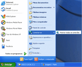 Menu Iniciar do Windows XP
