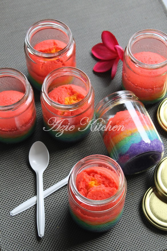 Projek Cake In A Jar Azie Kitchen