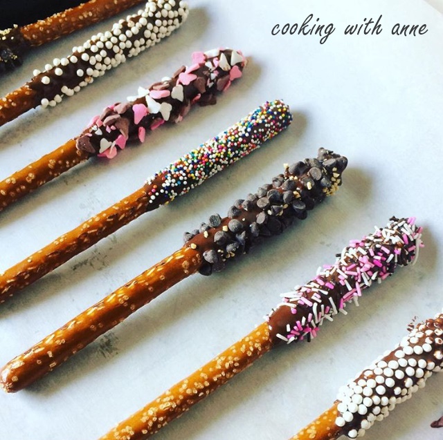 Cooking with Anne Chocolate Dipped Everything (And Some Peanut Butter