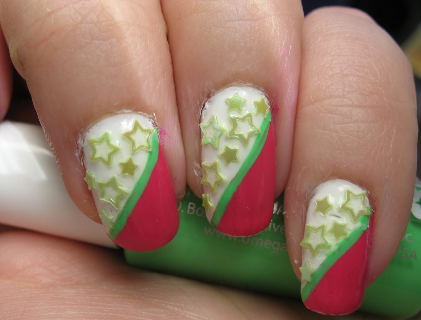 Moondancerjen s Nails Pink Wednesday Tape Manicure Tutorial