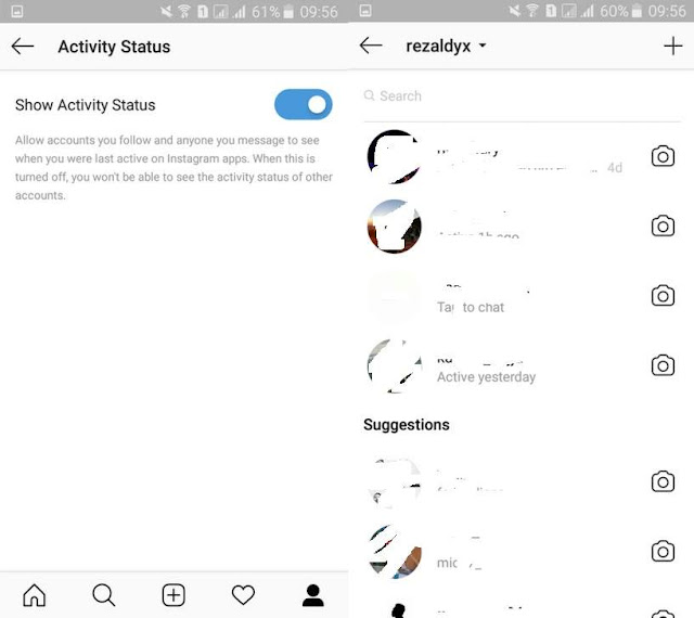 Cara Mengetahui Teman Yang Sedang Online di Instagram