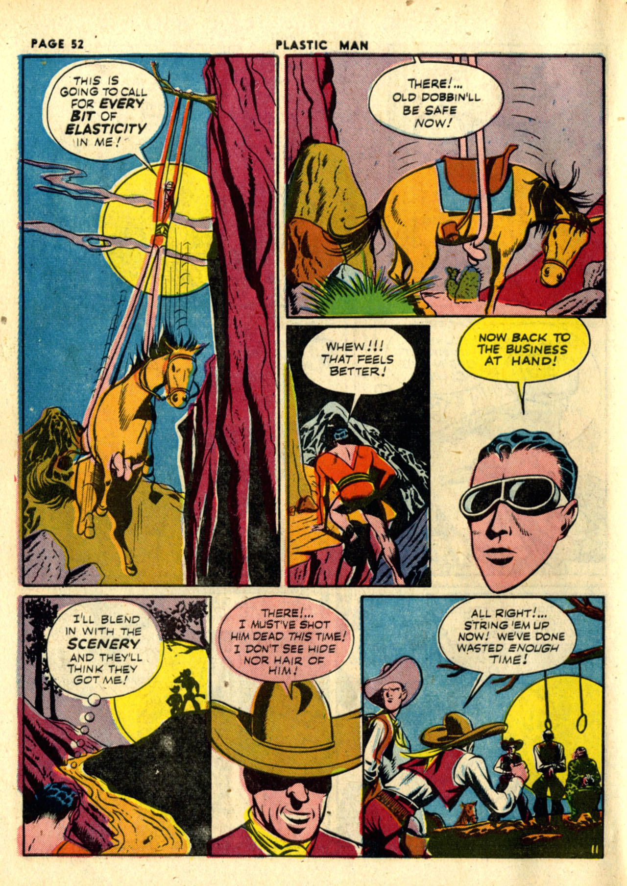 Read online Plastic Man (1943) comic -  Issue #1 - 54