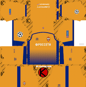 CSKA Moscow 2018/19 Kit - Dream League Soccer Kits