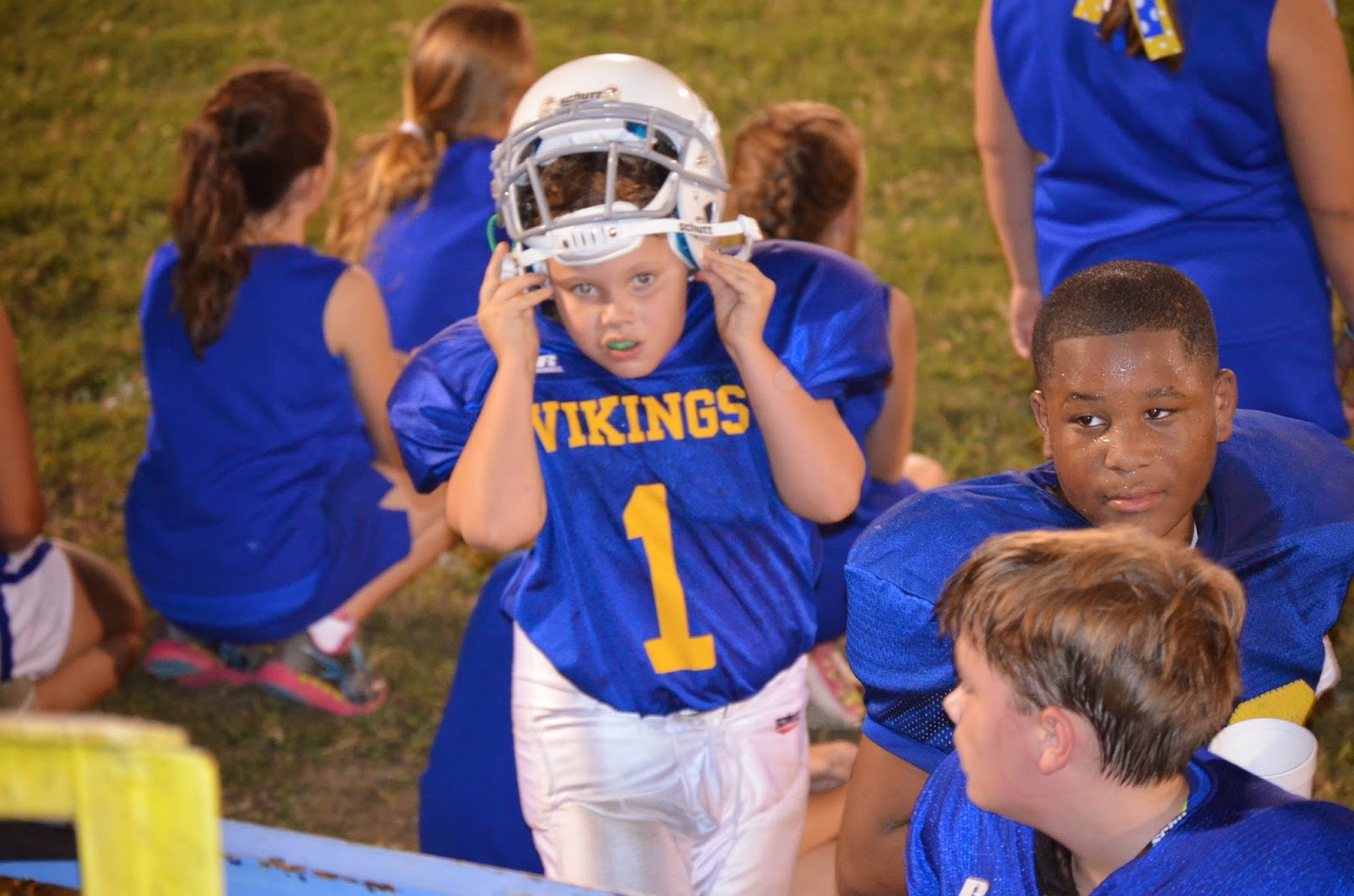 The Ferrell Boys and Me . . . Pee Wee Football 2014