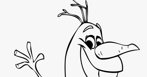 gambar frozen untuk mewarnai olaf