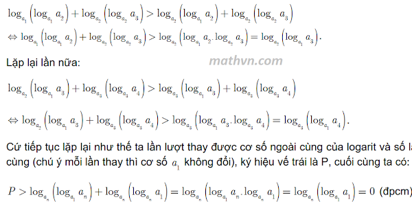 3 câu bất đẳng thức lôgarit trong đề học sinh giỏi Toán tỉnh Quảng Bình