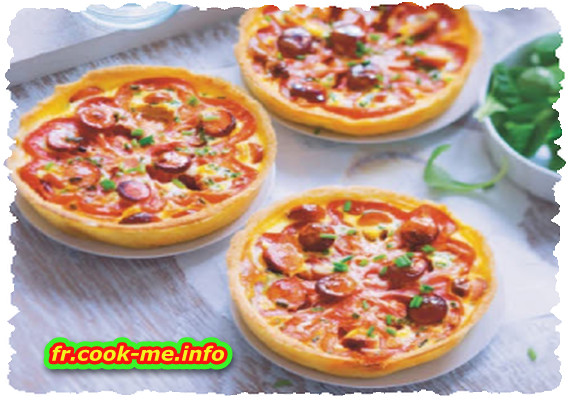Miniquiche knacki moutarde Miniquiche knacki moutarde