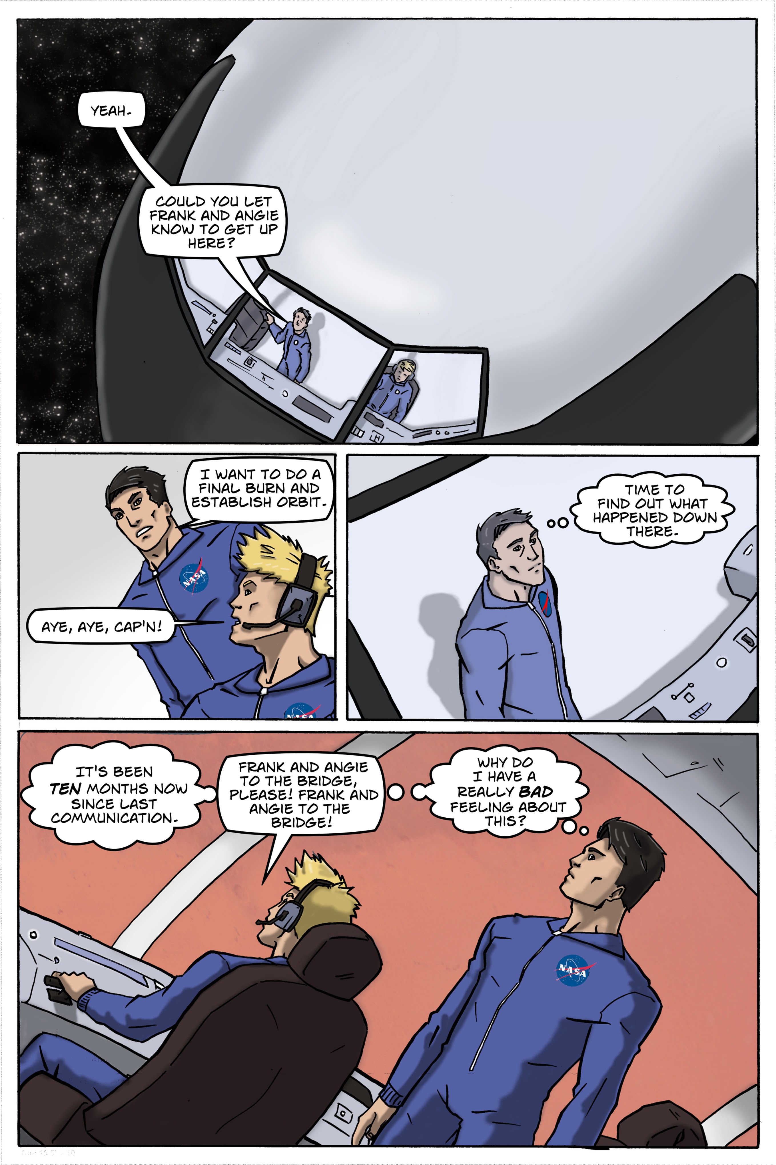 Read online Mars One comic -  Issue #1 - 13