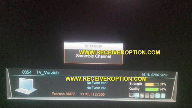ECHOLINK I 5000 HD RECEIVER BISS KEY OPTION