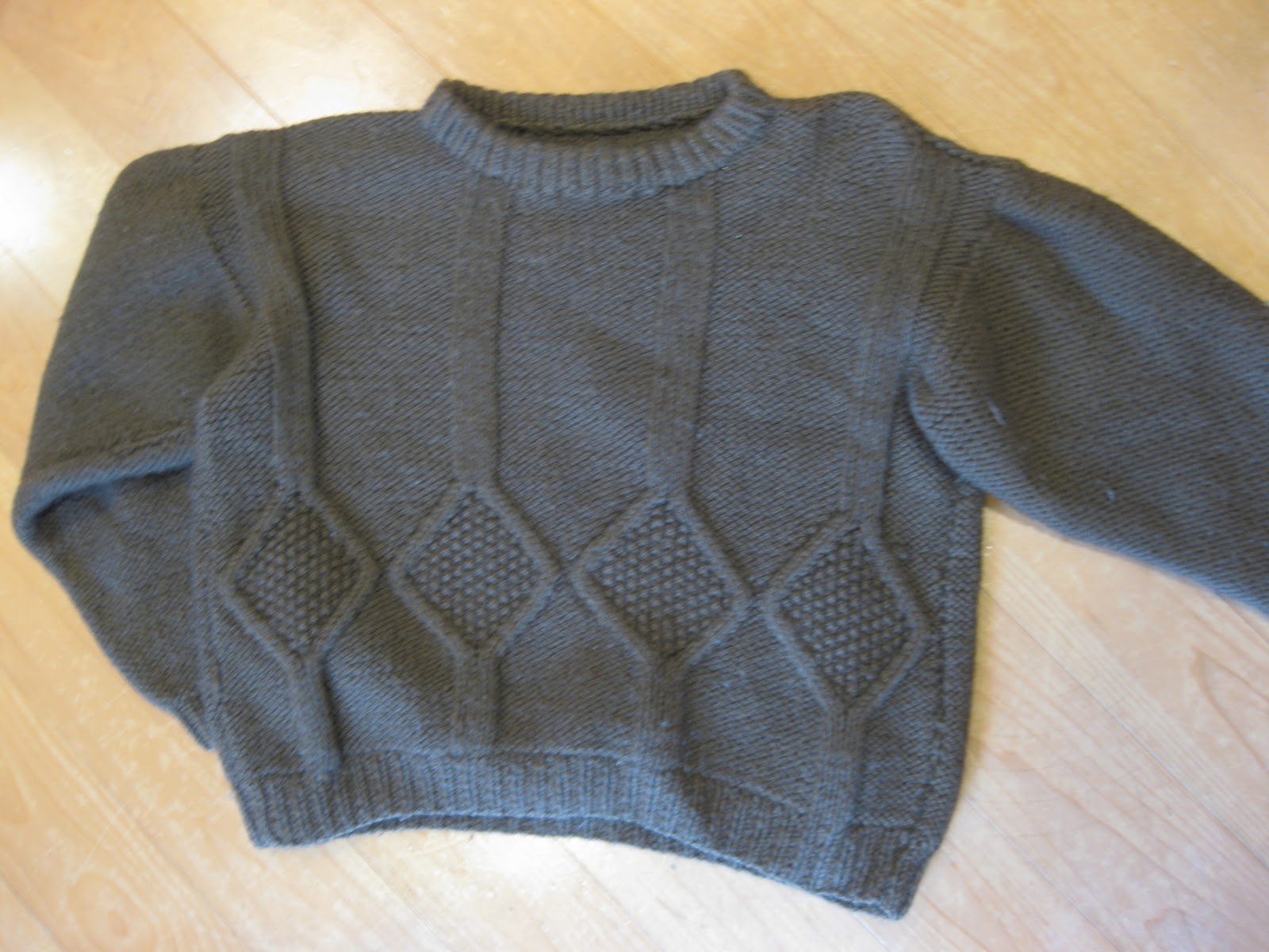 MiyuMiyuの編み物手帖: セーター 大人メンズ用