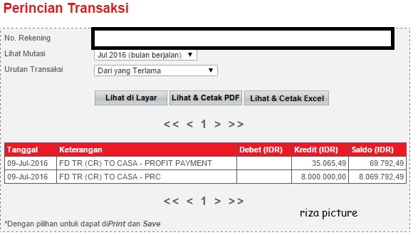 Pencairan Deposito Cimb Niaga
