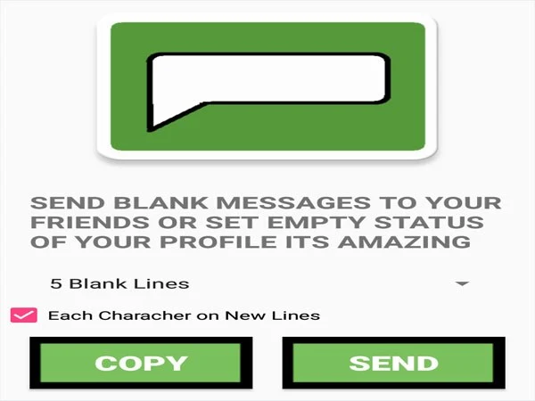 Cara Membuat Status Kosong WhatsApp Blank text for whatsapp