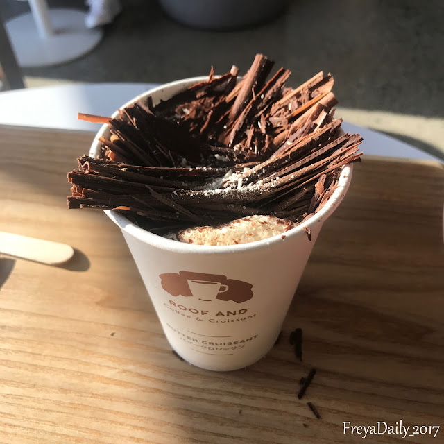 2017, winter 走吧自己去釜山玩：巧克力迷必去釜山咖啡店：ROOF AND루프앤드(2019.09更新)