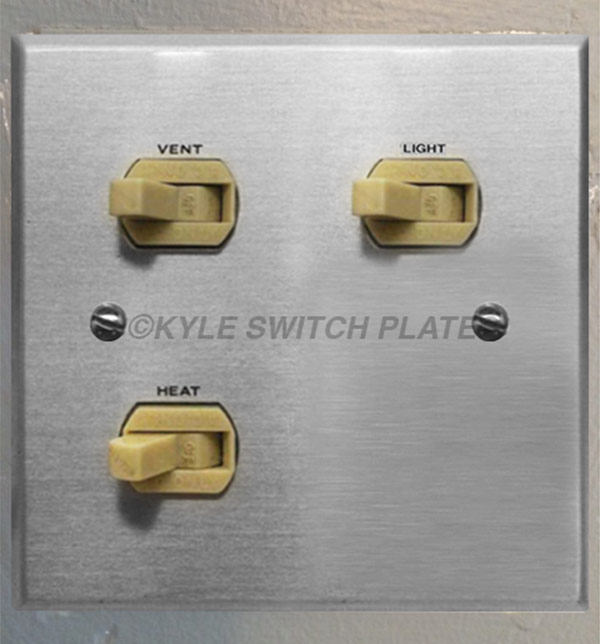 Kyle Switch Plates Replacement Covers for NuTone Light, Vent & Heat