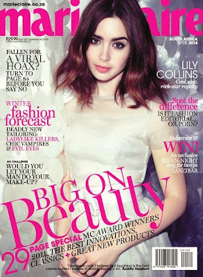 Lily Collins Marie Claire South Africa