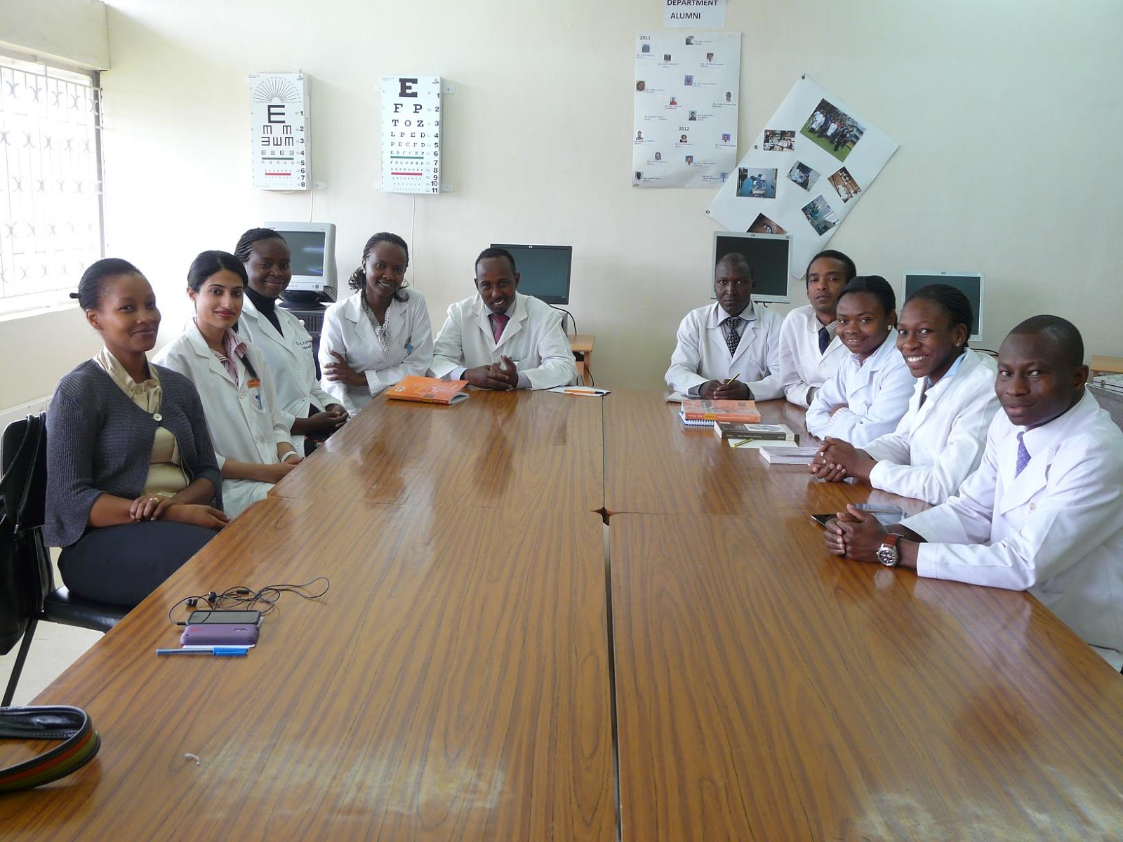 Andrea Rössler travelling the world The eyedoctors of Kenyatta State