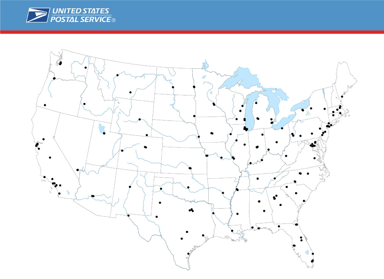 Courier Express And Postal Observer The Proposed USPS Network A USPS Network Sept 15th