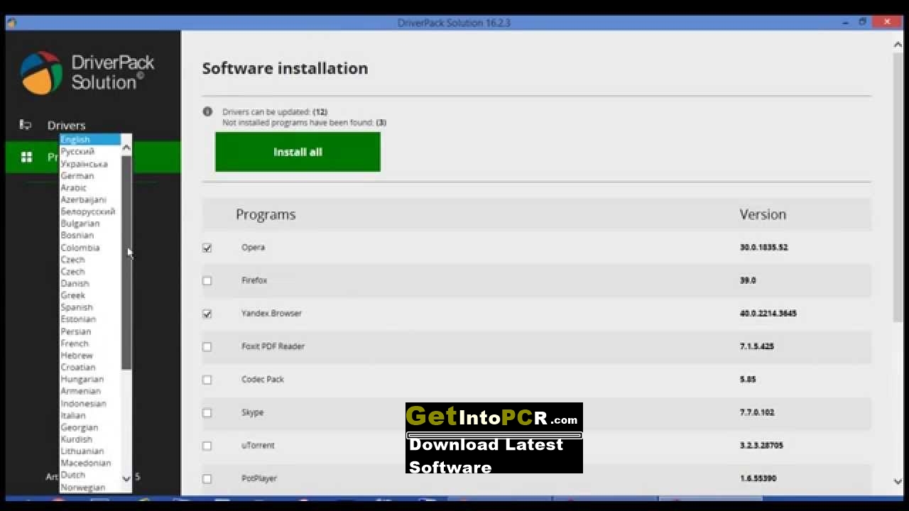 driverpack solution latest version online installer