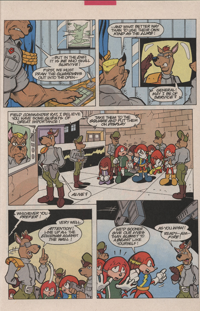 Read online Knuckles the Echidna comic -  Issue #6 - 17