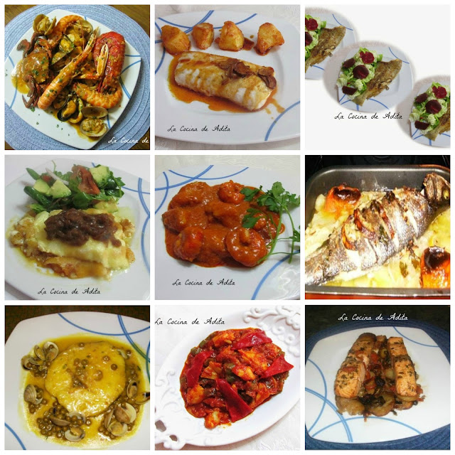 Exquisitos y deliciosos platos de pescados