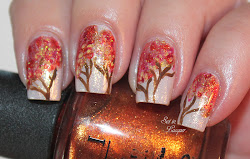 autumn nail tree leaf leaves lacquer