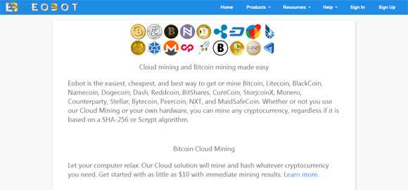 cloud mining blockchain