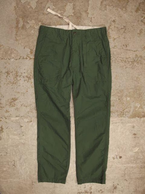 SUNRISE MARKET: Engineered Garments "Fatigue Pant in Olive & Navy