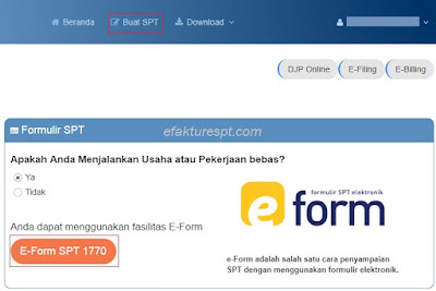 Cara lapor SPT Tahunan dengan e-Form DJPOnline