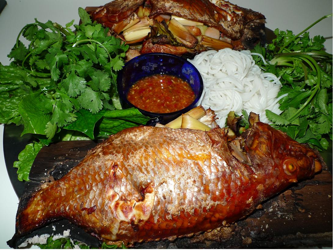 Amporn's Thai Kitchen SaltCrusted Tilapia with Lemongrass, Kaffir