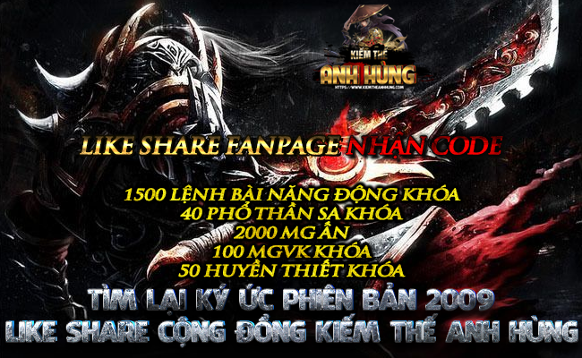 Kiếm Thế Anh Hùng Open Hỏa Giang 16h00 Ngày 30/08 ​Đỉnh điểm Game 2017 Likeshareanhhung