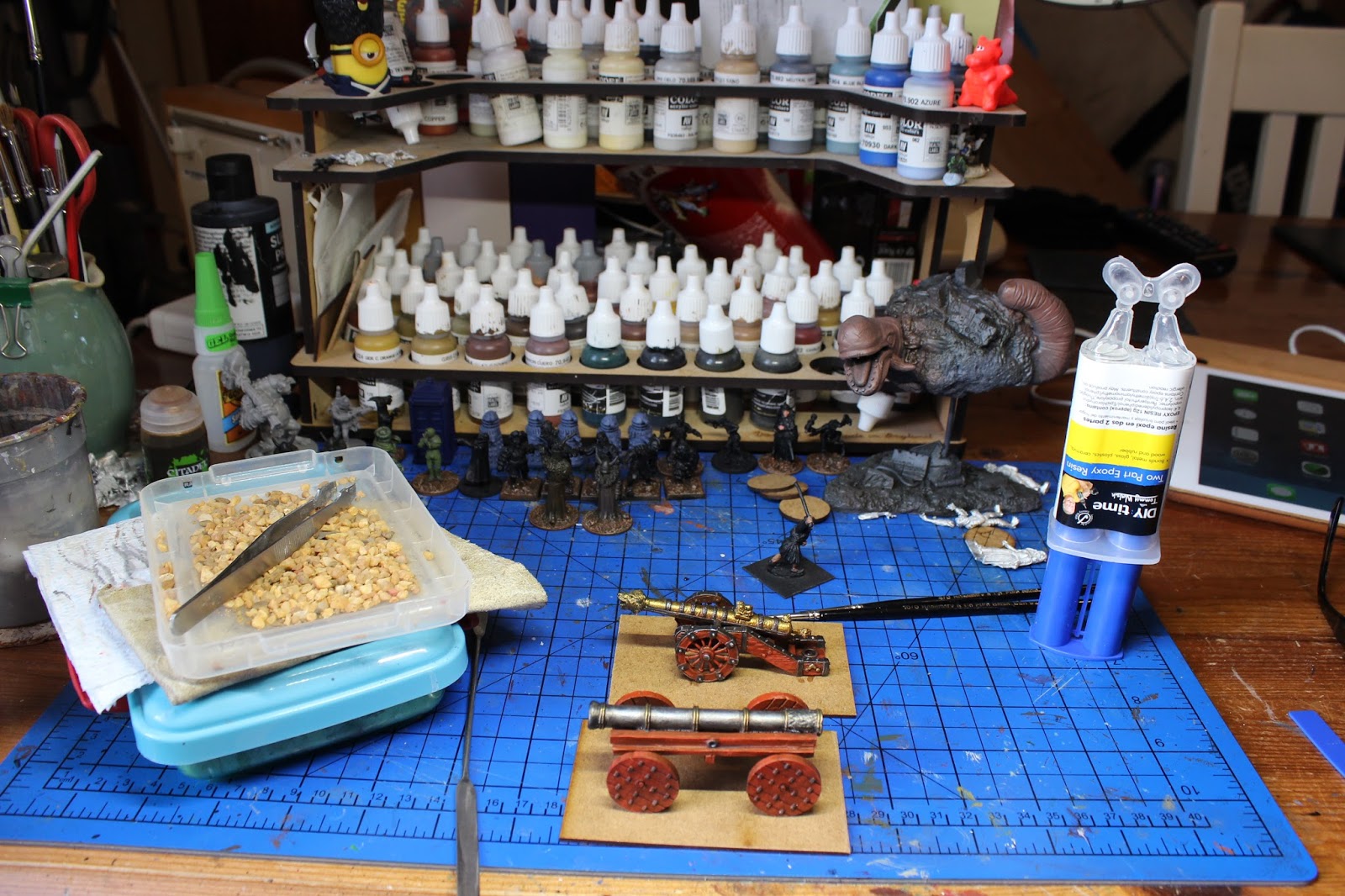 28mm Victorian Warfare Paint Table Saturday229
