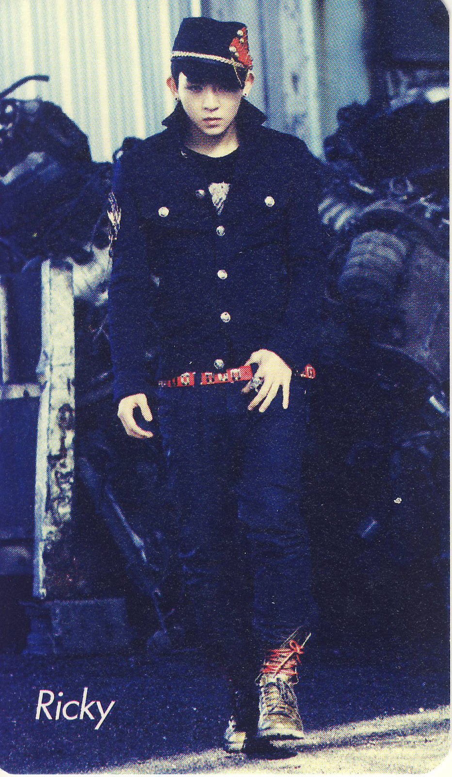 kpop scans: Teen Top Ricky's membercard front/back