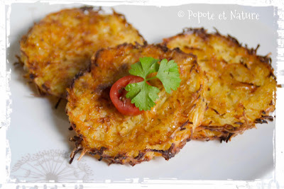 Galettes croustillantes de légumes racines © Popote et Nature