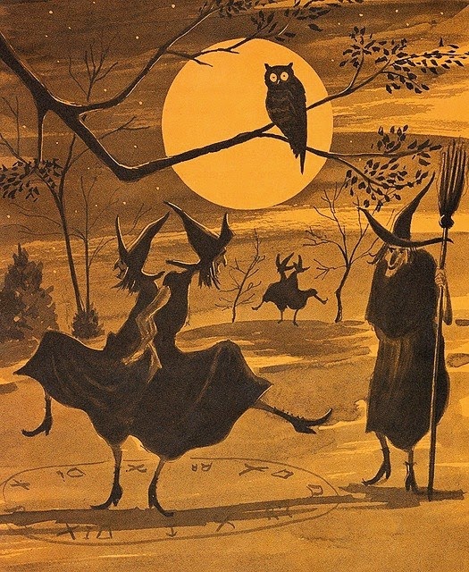 A Nostalgic Halloween: Retro Halloween Book Illustration