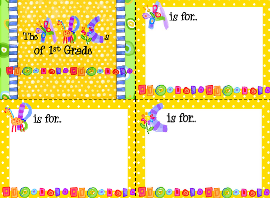 Sailing Through 1st Grade Back To School Night Template