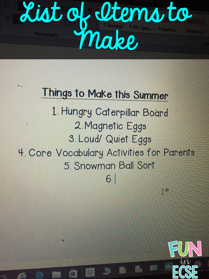 Tips For Planning For The Next School Year Fun In ECSE