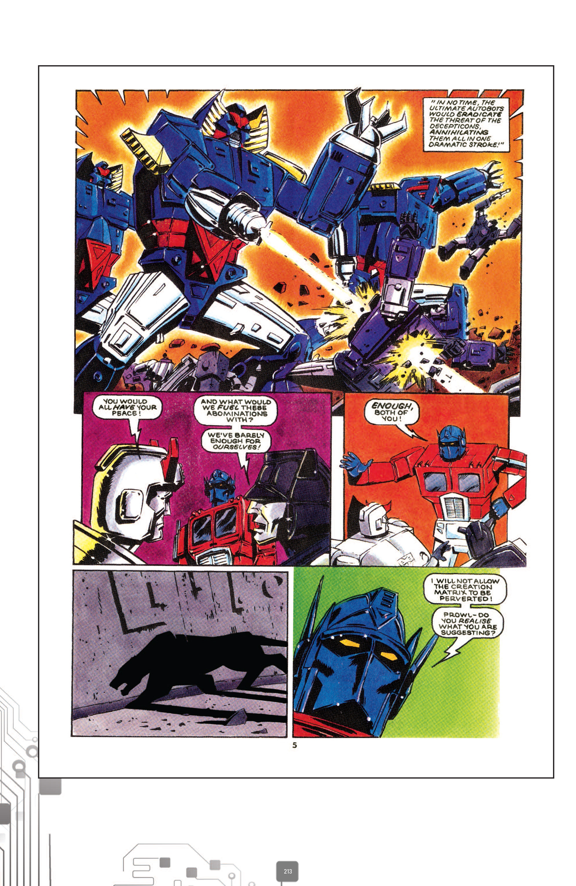 Read online The Transformers Classics UK comic -  Issue # TPB 1 - 214