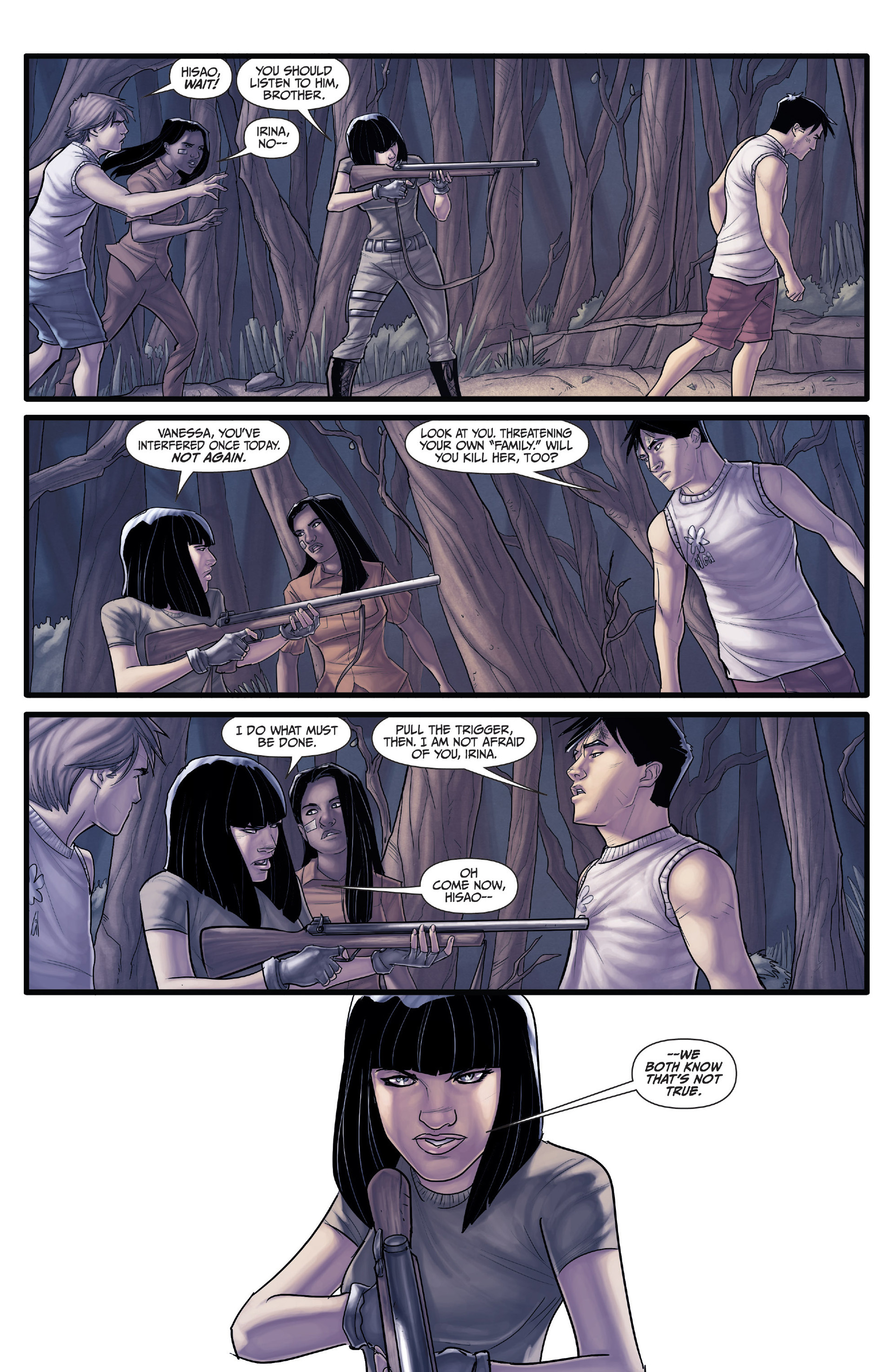 Read online Morning Glories comic -  Issue #23 - 14