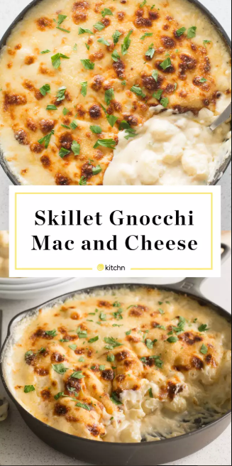Skillet Gnocchi Mac and Cheese