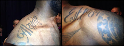 LeBron James "Akron" & "Est.1984" Tattoos