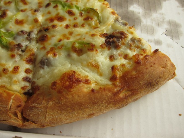 Review Papa John S Philly Cheesesteak Pizza Brand Eating